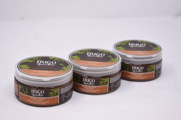 Hugo Naturals Sugar Scrub, Creamy Coconut, 9 Ounce