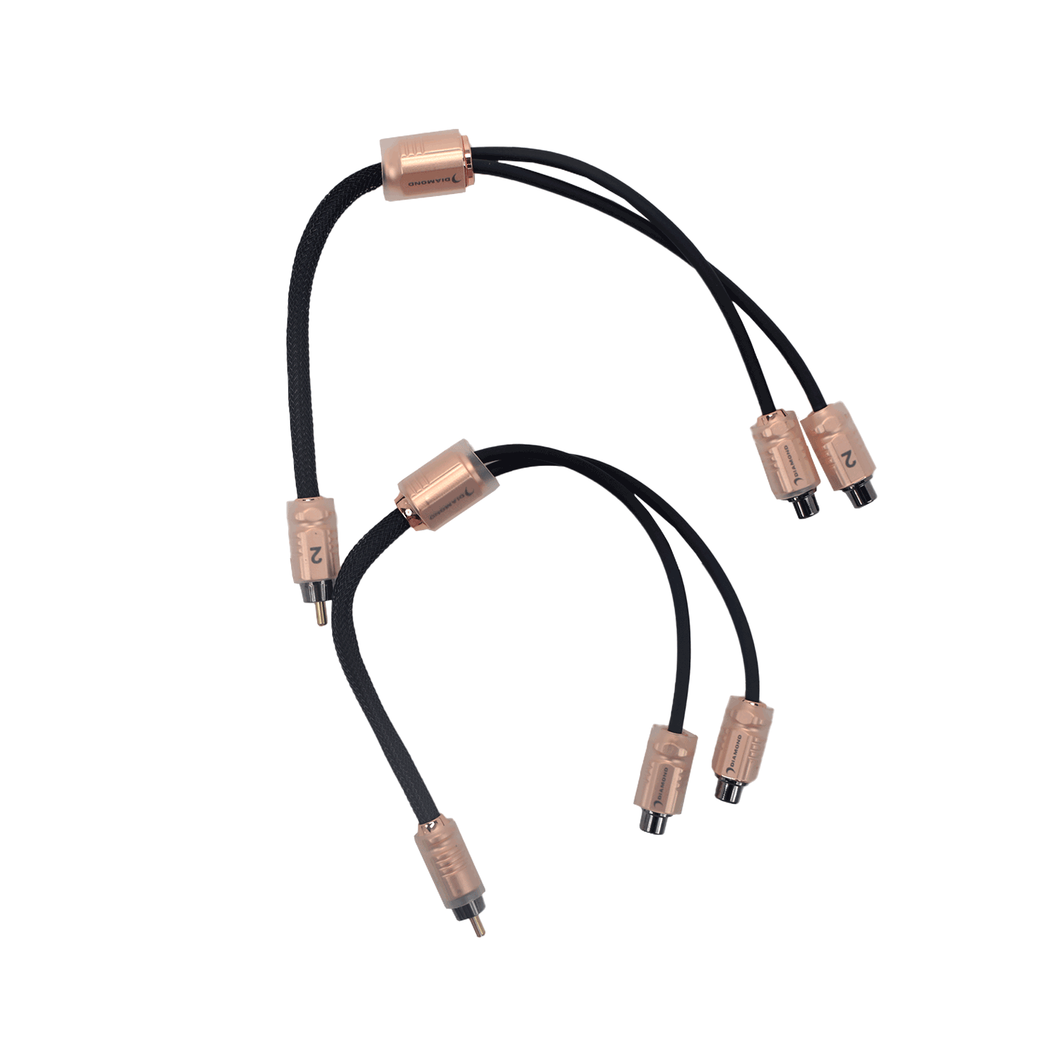 HXY2F - One Male to two Female RCA Y Cable