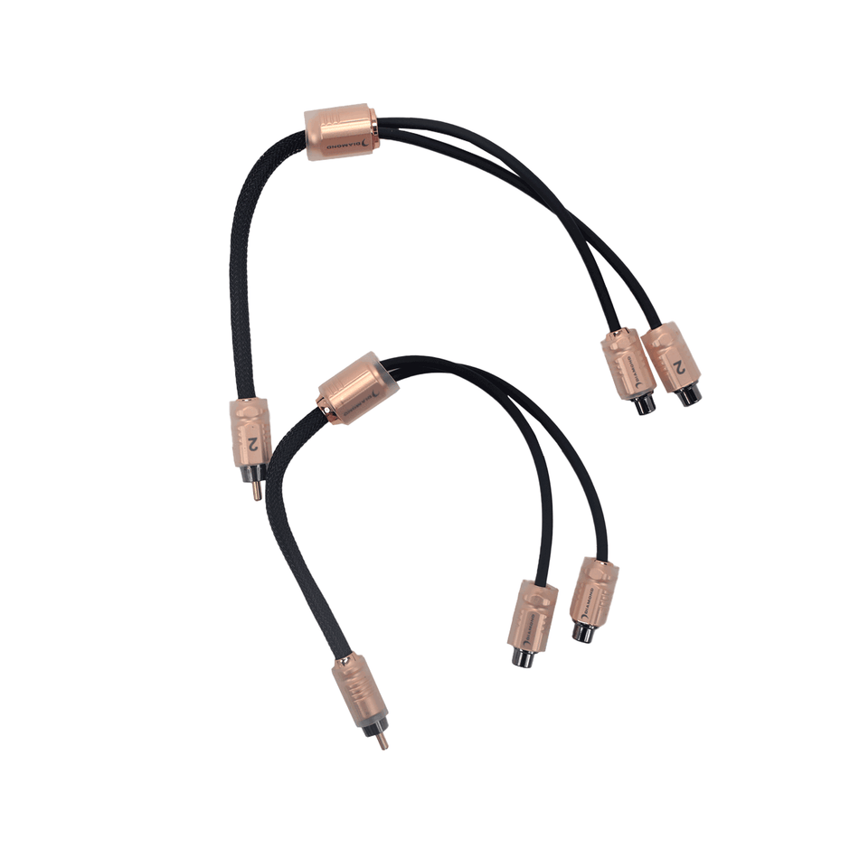 HXY2F - One Male to two Female RCA Y Cable