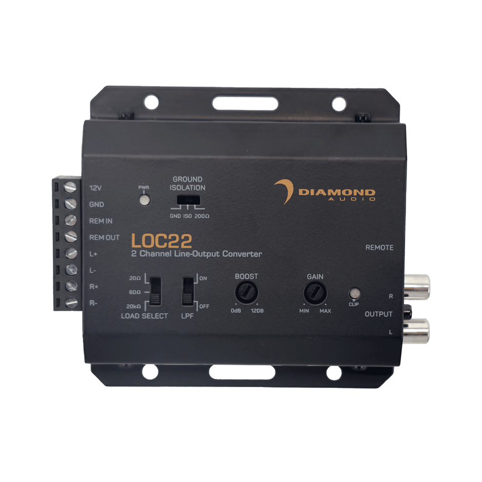 LOC22 - 2-Channel Line-Output Converter (2 IN/2 OUT)