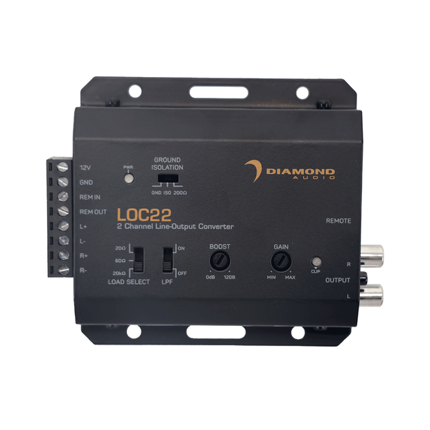 LOC22 - 2-Channel Line-Output Converter (2 IN/2 OUT)