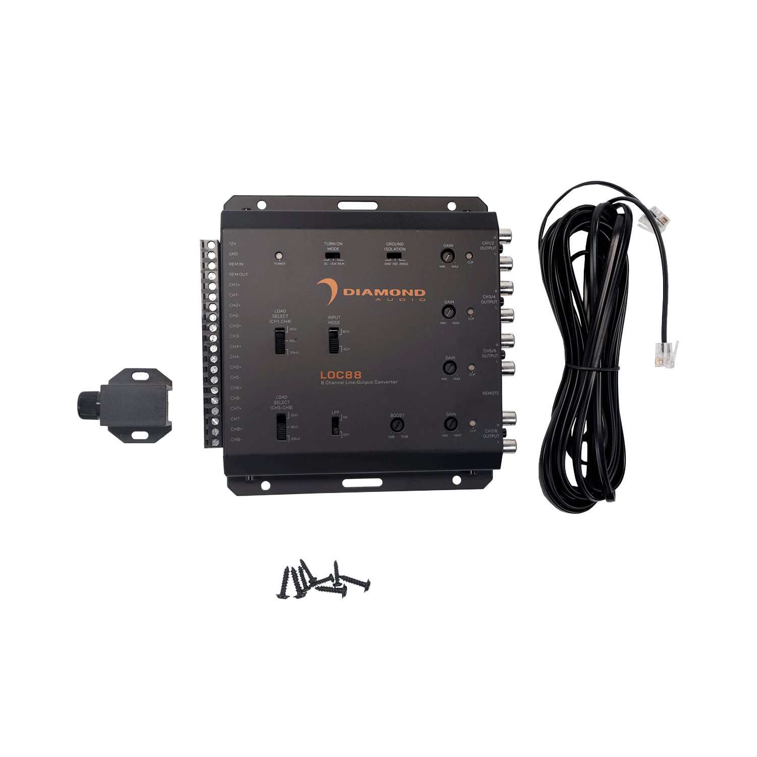 LOC Series 8-Channel Line-Output Converter (8 IN/8 OUT) - LOC88