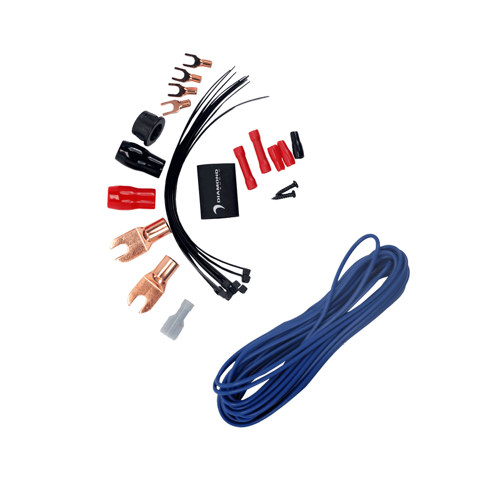 HX42 - 2-Channel 4 Gauge Amplifier Installation Kit W/ RCA Interconnect and 20 ft Speaker Cable