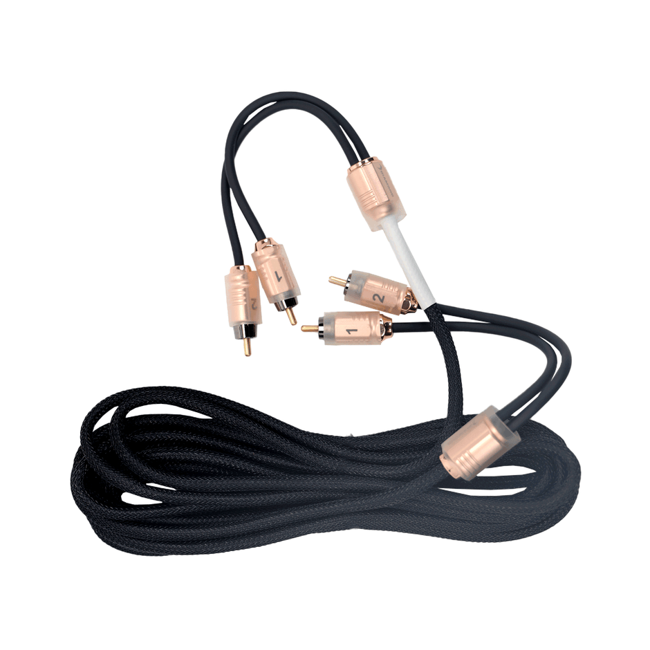 HX42 - 2 - Channel 4 Gauge Amplifier Installation Kit W/ RCA Interconnect and 20 ft Speaker Cable - HX42 - Diamond Audio