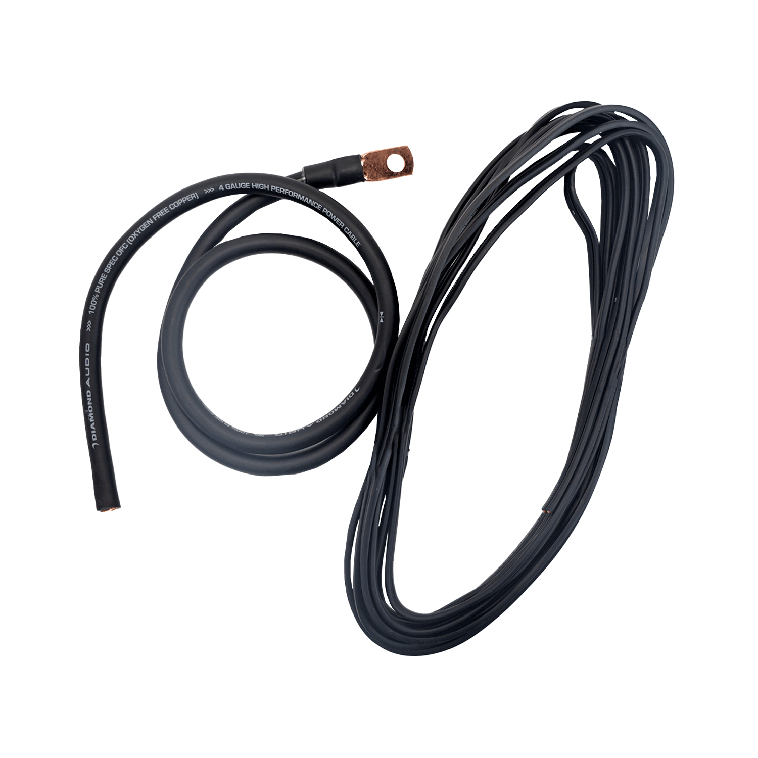 HX42 - 2 - Channel 4 Gauge Amplifier Installation Kit W/ RCA Interconnect and 20 ft Speaker Cable - HX42 - Diamond Audio