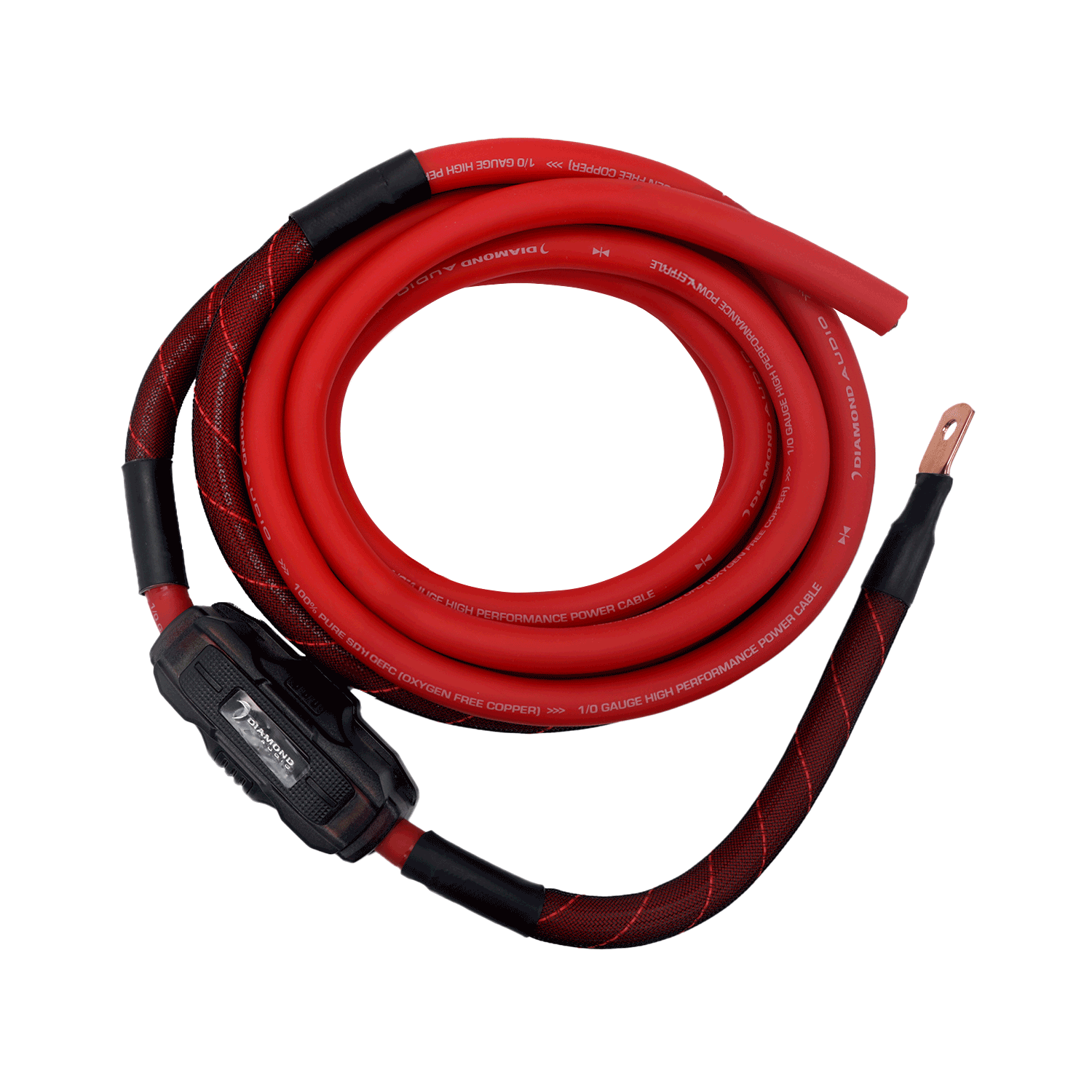 HX02 - 2 - Channel 0 Gauge Amplifier Installation Kit W/ RCA Interconnect and 20 ft Speaker Cable - HX02 - Diamond Audio