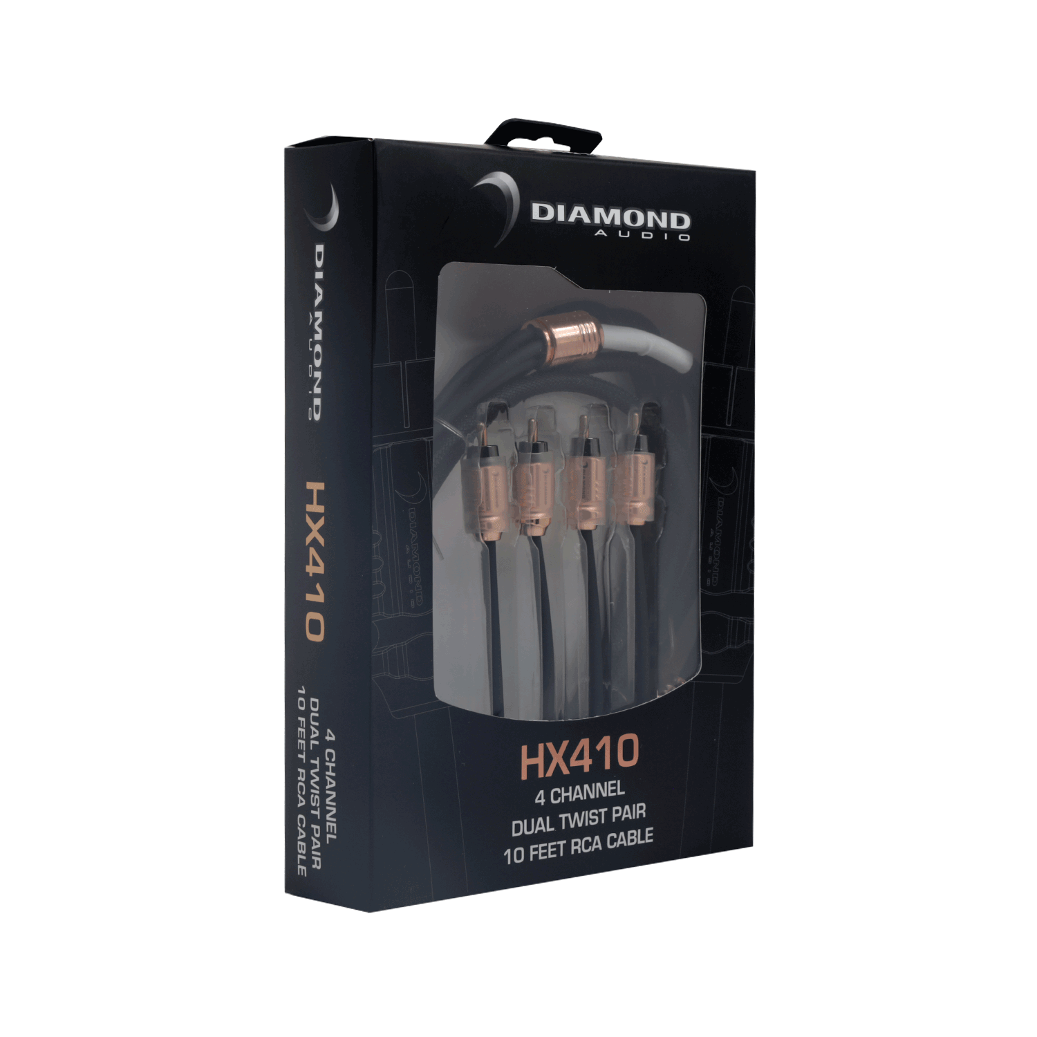 HX410 - 10Ft Four Channel RCA Cable