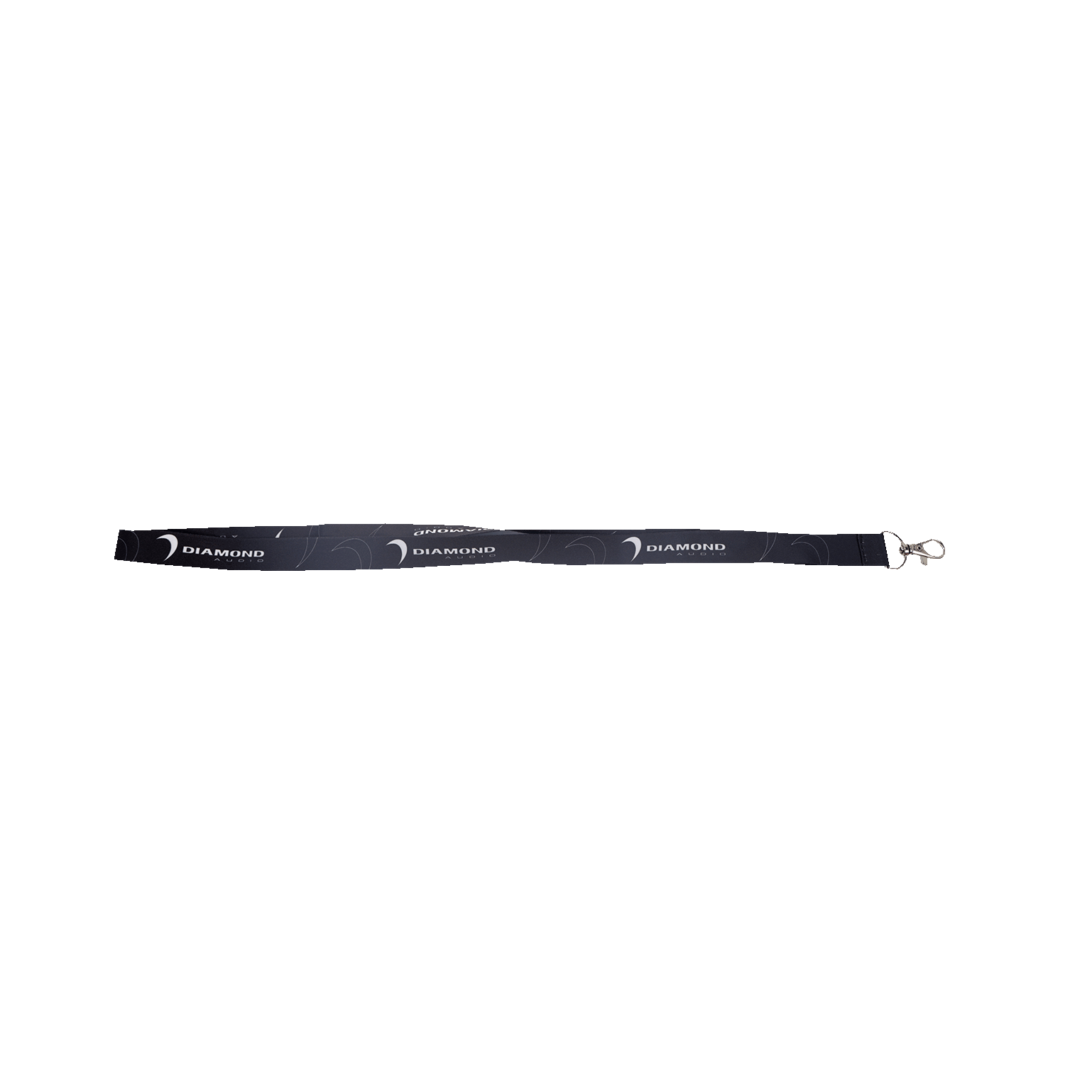 Sleek Black Diamond Audio Lanyard (Black) - DALANR -  - Diamond Audio