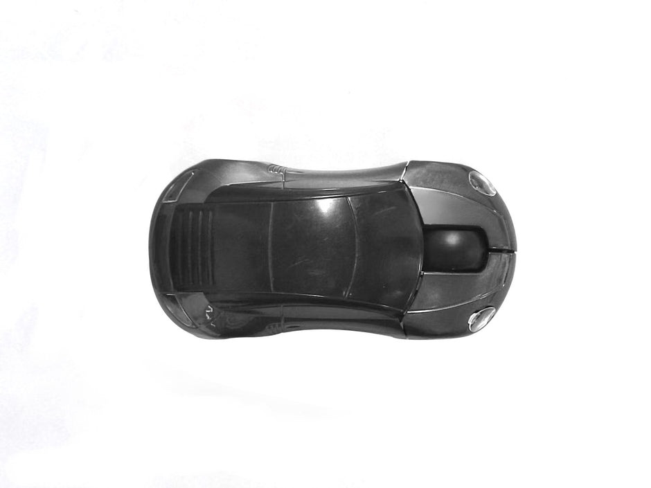 Car Wireless Bluetooth Mouse, 2.4GHz Optical, 2-Button, USB Compatible, PC and Laptop (Black)