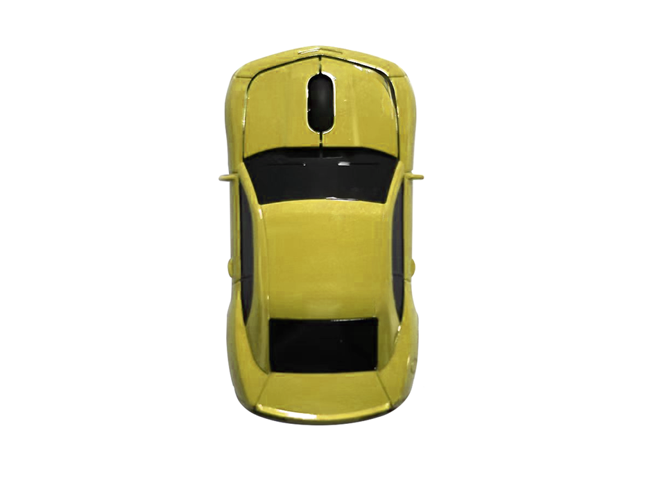 Certified Wireless Mouse Compatible with iOS Windows Android - Works with Computer, Laptop, Tablet, Mobile Phone - Universal Bluetooth/USB Receiver Connectivity (CAM01-RY, Rally Yellow)