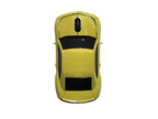 Certified Wireless Mouse Compatible with iOS Windows Android - Works with Computer, Laptop, Tablet, Mobile Phone - Universal Bluetooth/USB Receiver Connectivity (CAM01-RY, Rally Yellow)