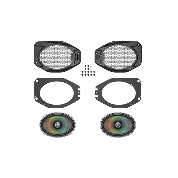 2018 - 2023 Jeep Wrangler(2DR/4DR)/Jeep Gladiator 6"x9" Overhead Speaker Kit - VSPJP69OE - VSPJP69OE - Diamond Audio
