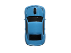 Certified Wireless Mouse Compatible with iOS Windows Android - Works with Computer, Laptop, Tablet, Mobile Phone - Universal Bluetooth/USB Receiver Connectivity (CAM01-HB, Hyper Blue)