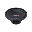 The 10” XED10V2 SVC Subwoofer (4Ω) features a black circular design with powerful bass and the 
