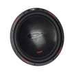 The HED 2025 Edition Subwoofer by Cerwin Vega features a black circular design with a textured cone, an oval logo with a swoosh, 