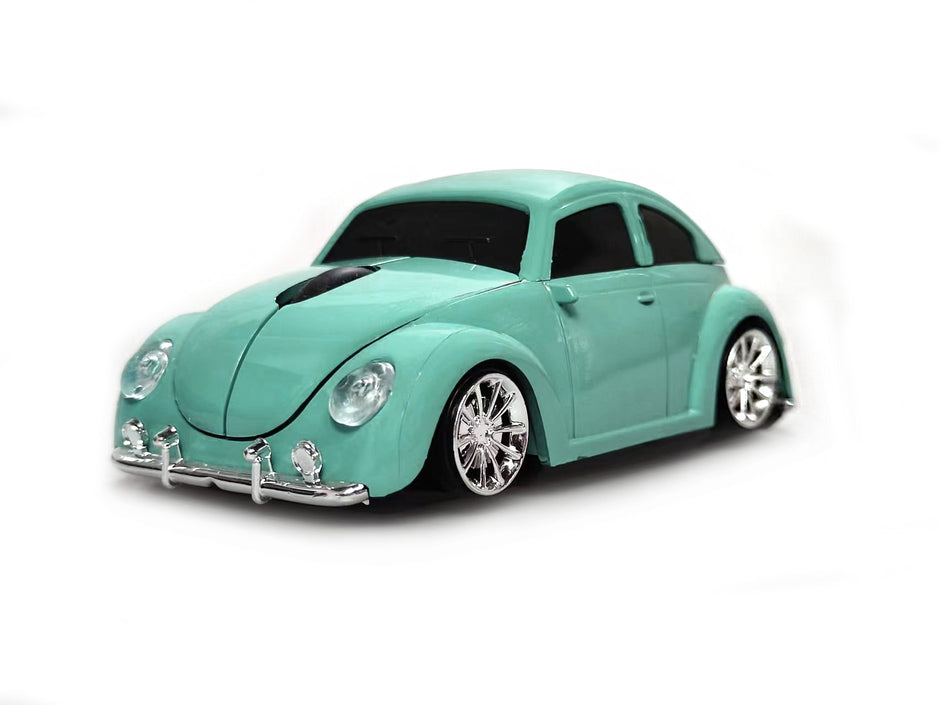 Wireless Bluetooth Mouse Compatible with iOS Windows Android - Works with Computer, Laptop, Tablet, Mobile Phone - Universal Bluetooth/USB Receiver Connectivity (VW01-TU, Turquoise)