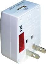 Certified WA3U All-in-One Travel Power Plug Adapter with USB Ports for US, UK, EU, AUS - Universal Worldwide Voltage Converter and Charger for International Travel