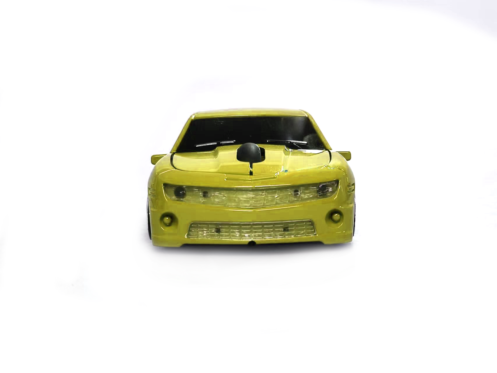 Certified Wireless Mouse Compatible with iOS Windows Android - Works with Computer, Laptop, Tablet, Mobile Phone - Universal Bluetooth/USB Receiver Connectivity (CAM01-RY, Rally Yellow)