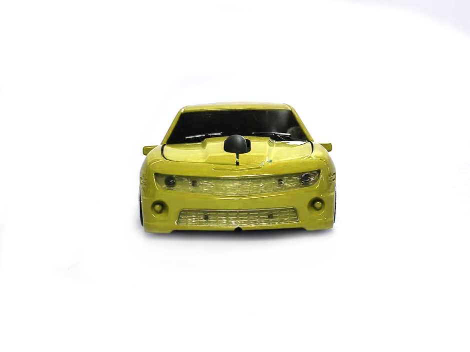 Certified Wireless Mouse Compatible with iOS Windows Android - Works with Computer, Laptop, Tablet, Mobile Phone - Universal Bluetooth/USB Receiver Connectivity (CAM01-RY, Rally Yellow)