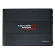The image shows a Cerwin Vega Inc. HED 1000W RMS Class-D Mono Digital Amplifier. It has a sleek, rectangular design with a dark metallic finish. The Cerwin Vega Inc. logo is prominently displayed in the center with the text 