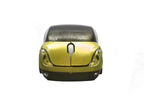 Computer Bluetooth Wireless Mouse Car Style Optical Mice USB 2.4Ghz 2 Button for PC Laptop (Yellow)