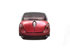 Computer Bluetooth Wireless Mouse Car Style Optical Mice USB 2.4Ghz 2 Button for PC Laptop (Red)