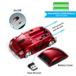 Wireless Mouse Bluetooth Compatible with iOS Windows Android - Works with Computer, Laptop, Tablet, Mobile Phone - Universal Bluetooth/USB Receiver Connectivity (VW01-RR, Ruby Red)