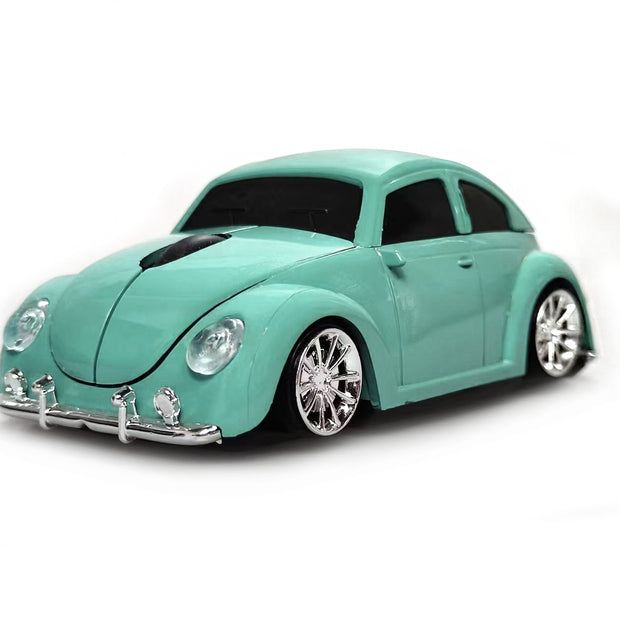 Wireless Bluetooth Mouse Compatible with iOS Windows Android - Works with Computer, Laptop, Tablet, Mobile Phone - Universal Bluetooth/USB Receiver Connectivity (VW01-TU, Turquoise)