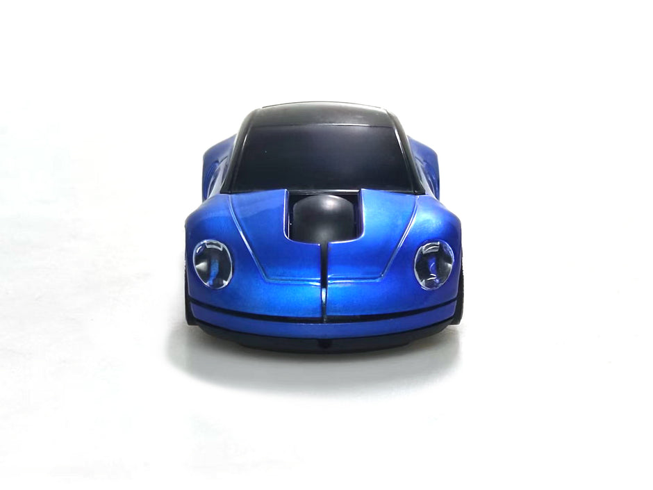 Car Bluetooth Wireless Mouse, 2.4GHz Optical, 2-Button, USB Compatible, PC and Laptop (Blue)