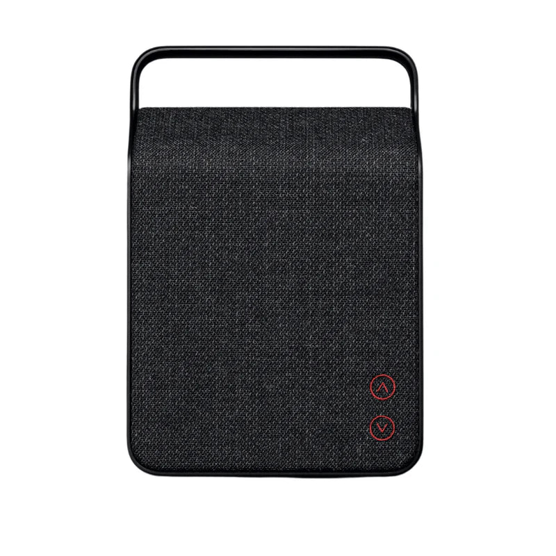 Vifa Oslo Bluetooth Speaker | Nordic Design | Compact Rechargeable Hi-Resolution Bluetooth Portable Speaker (Slate Black)