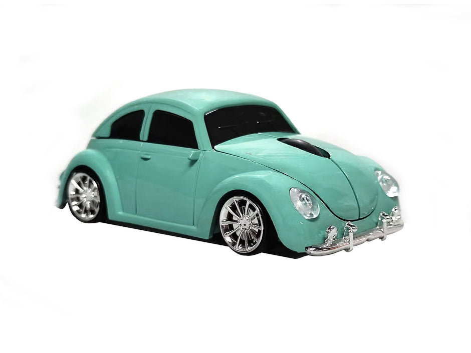 Wireless Bluetooth Mouse Compatible with iOS Windows Android - Works with Computer, Laptop, Tablet, Mobile Phone - Universal Bluetooth/USB Receiver Connectivity (VW01-TU, Turquoise)