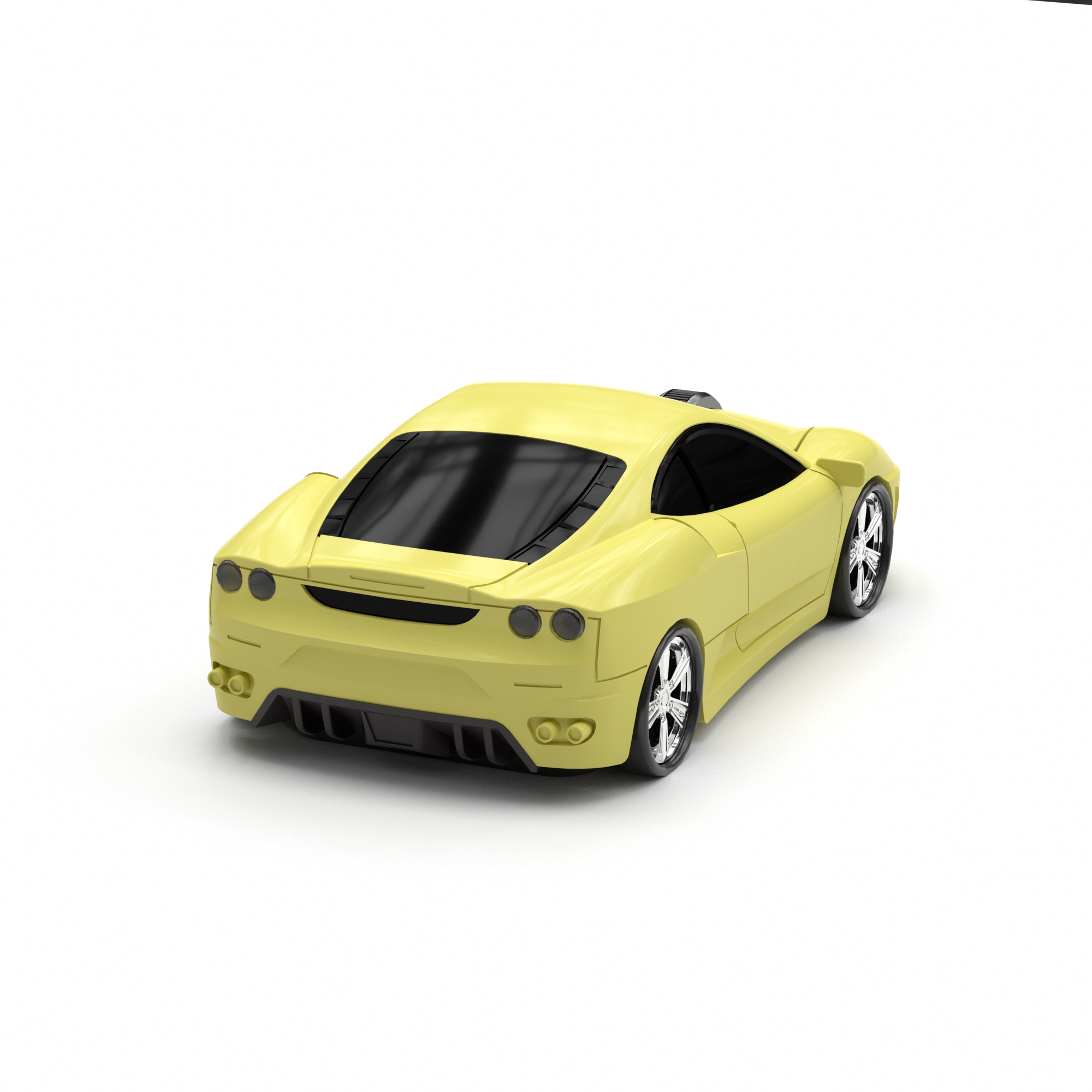 Wireless Bluetooth Mouse Compatible with iOS Windows Android - Works with Computer, Laptop, Tablet, Mobile Phone - Universal Bluetooth/USB Receiver Connectivity (F1-My, Modena Yellow)