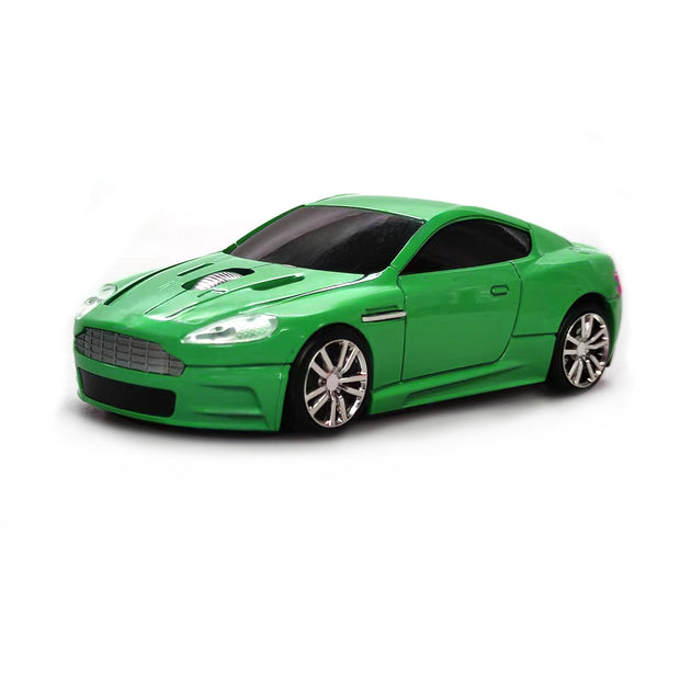 Wireless Mouse Compatible with iOS Windows Android - Works with Computer, Laptop, Tablet, Mobile Phone - Universal Bluetooth/USB Receiver Connectivity (AM01-BRG, British Racing Green)