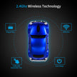 Wireless Mouse Bluetooth Compatible with iOS Windows Android - Works with Computer, Laptop, Tablet, Mobile Phone - Universal Bluetooth/USB Receiver Connectivity (VW01-PB, Pastel Blue)