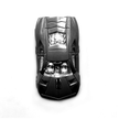 Wireless Bluetooth Mouse Sports Car Style 2.4GHz LED Light Glossy Decoration Desktop Laptop Computer Mouse Optical Mice (Black)