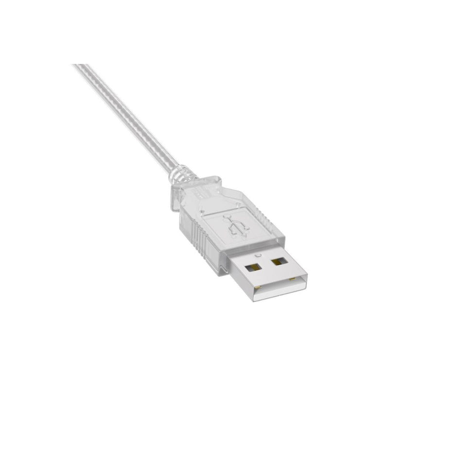 Certified USPR6 6' USB to USB-B Printer Cable - Clear