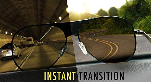 Shutoo Gavazzi Sunglasses Eyewear with Instant Auto Transitions BLACK