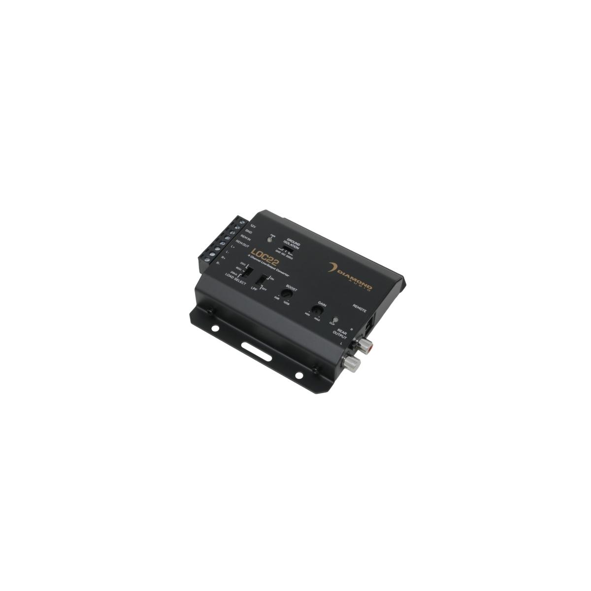 LOC22 - 2 - Channel Line - Output Converter (2 IN/2 OUT) - LOC22 - Diamond Audio