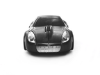 Sports Car Bluetooth Wireless Mouse 2.4GHz LED Light Computer Mouse Optical Decoration Desktop Laptop Glossy (Black)