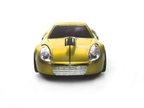 Sports Car Style Bluetooth Wireless Mouse 2.4GHz LED Light Computer Mouse Optical Decoration Desktop Laptop Glossy (Yellow)