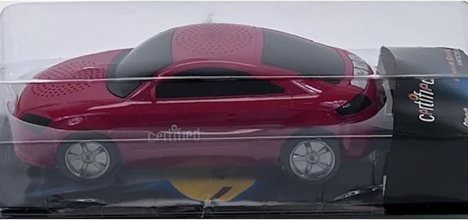 Certified Bluetooth Speaker, Digital Accessories, Red Sport's Car Sedan Design - Style # SPBTC301R