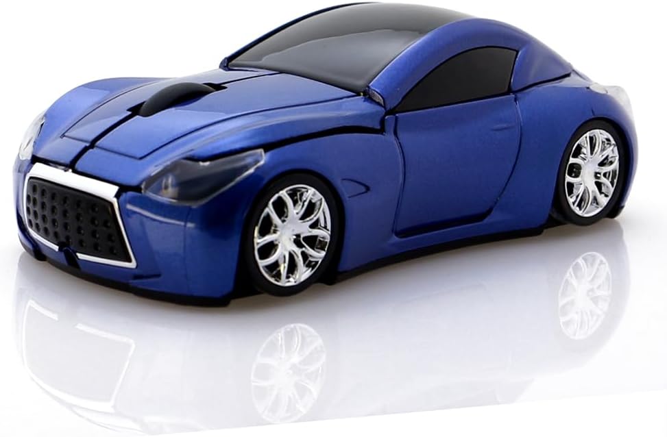 Computer Wireless Mouse Car Design Bluetooth Optical Mice USB 2.4Ghz 2 Button for PC Laptop