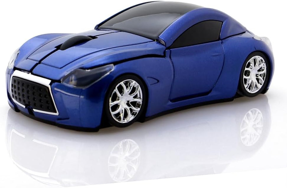 Computer Wireless Mouse Car Design Bluetooth Optical Mice USB 2.4Ghz 2 Button for PC Laptop