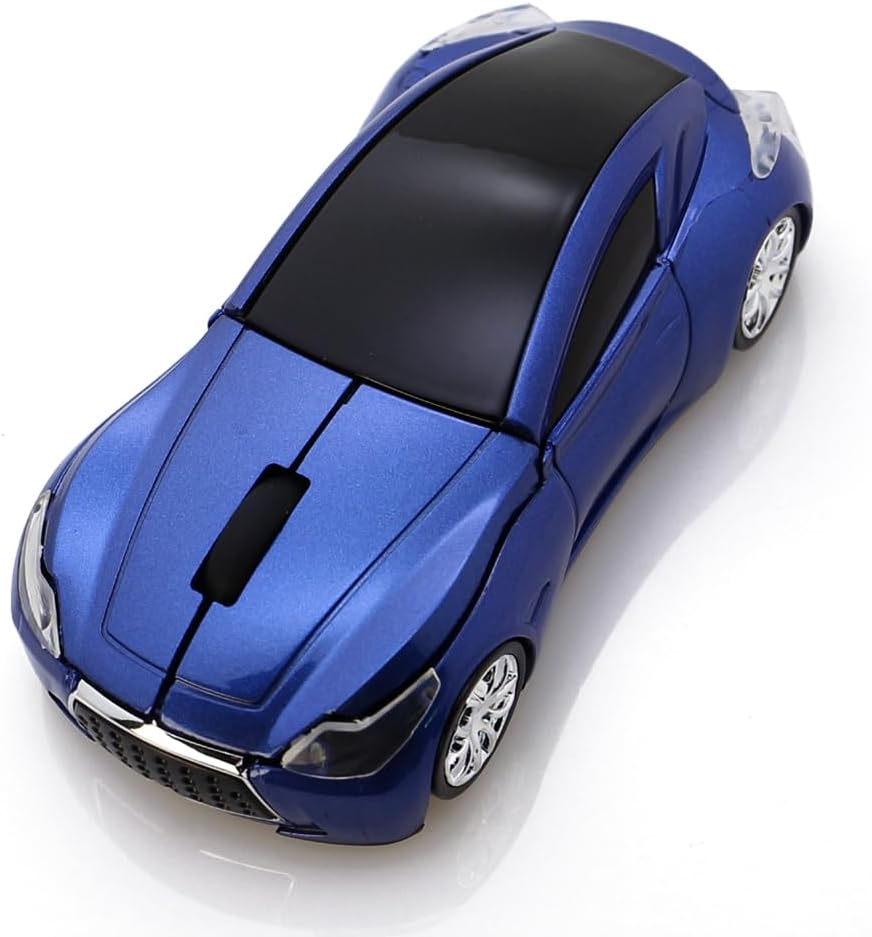 Computer Wireless Mouse Car Design Bluetooth Optical Mice USB 2.4Ghz 2 Button for PC Laptop