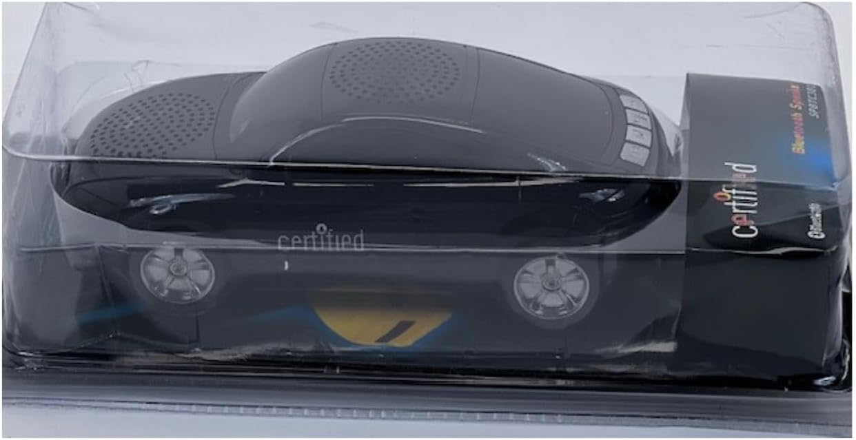 Certified Bluetooth Speaker, Digital Accessories, Black Sport's Car Sedan Design - Style # SPBTC301B