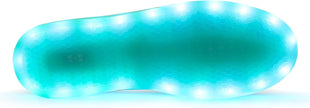 LED Light Up Shoes for Men & Women, USB Charging High Top Sneakers, Glow in The Dark Adult LED Sneakers (Glowing Gold, US Footwear Size System, Adult, Women, Numeric, 5-10 US Size))