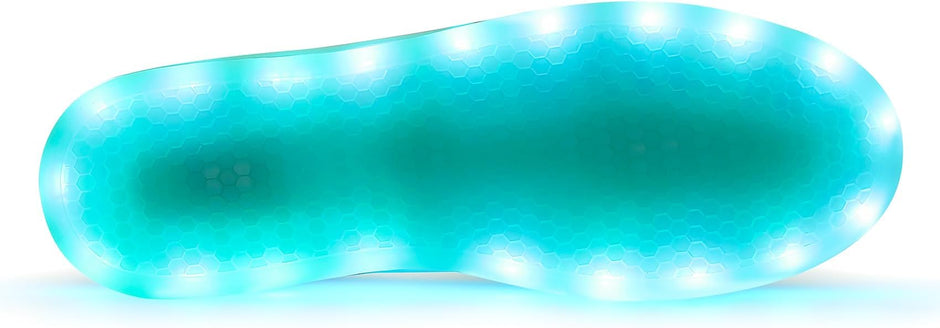 Certified Women's Led Light Up Sneaker, Glowing Gold, 5.5