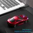 Certified Wireless Mouse Compatible with iOS Windows Android - Works with Computer, Laptop, Tablet, Mobile Phone - Universal Bluetooth/USB Receiver Connectivity (AM01-CR, Chili Red)