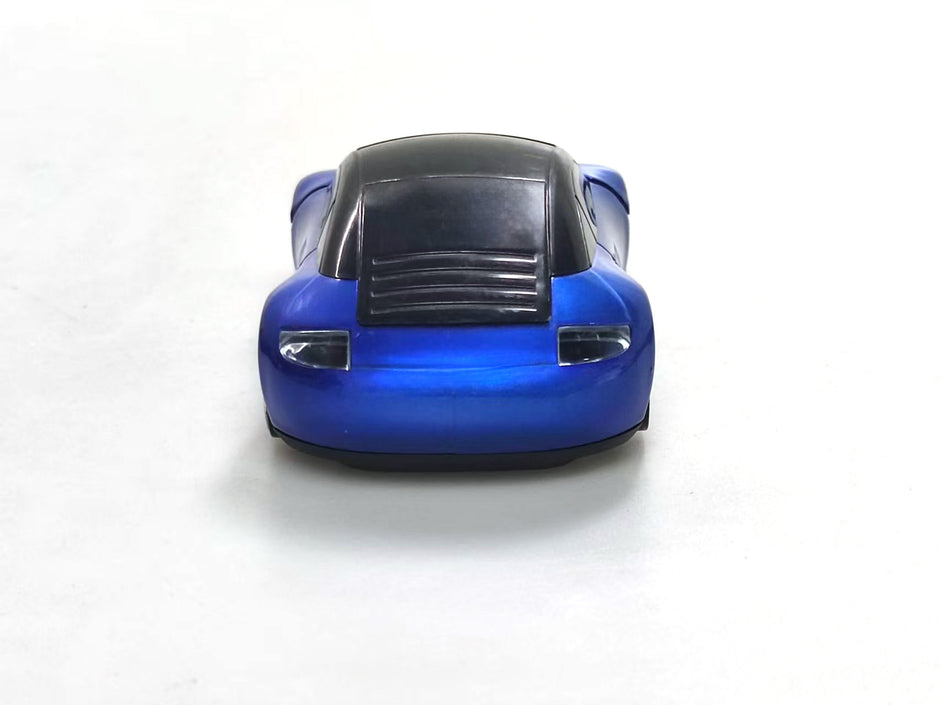 Car Bluetooth Wireless Mouse, 2.4GHz Optical, 2-Button, USB Compatible, PC and Laptop (Blue)