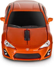 Certified Wireless Computer Mouse - Computer Accessories - Orange Wirelesss Mouse, Sport's Car Design with LED Lights - Style# T95910